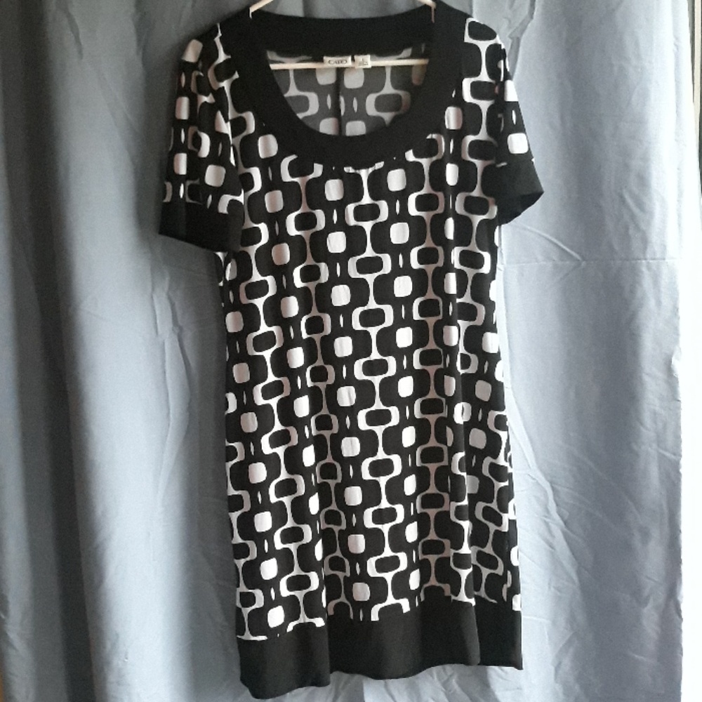Black/White Retro style Dress